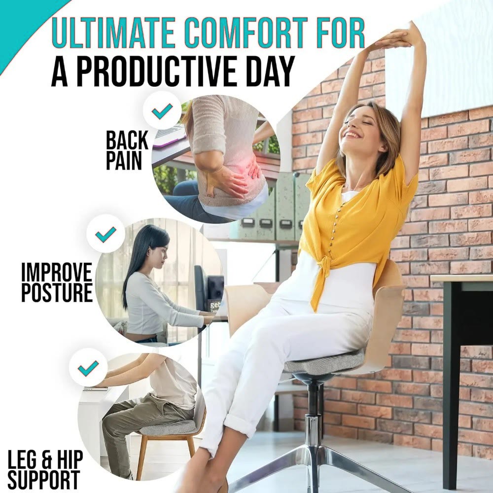 Sit for hours, feel lighter